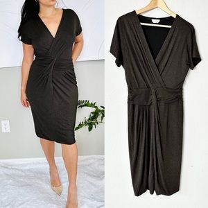 Max Mara Wrap Midi Dress